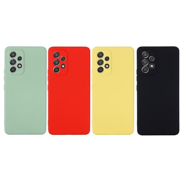 Galaxy A33 5G Skal Liquid Silicone - Svart
