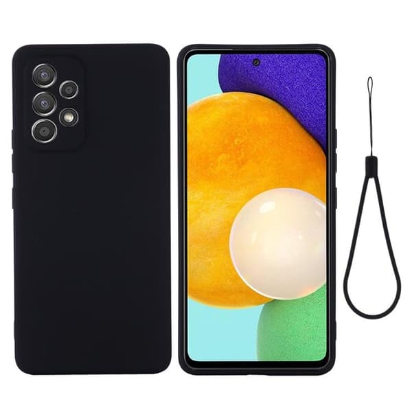Galaxy A33 5G Skal Liquid Silicone - Svart
