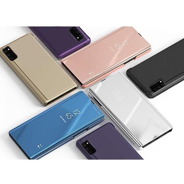 Galaxy A03s Skal Clear View - Rosa