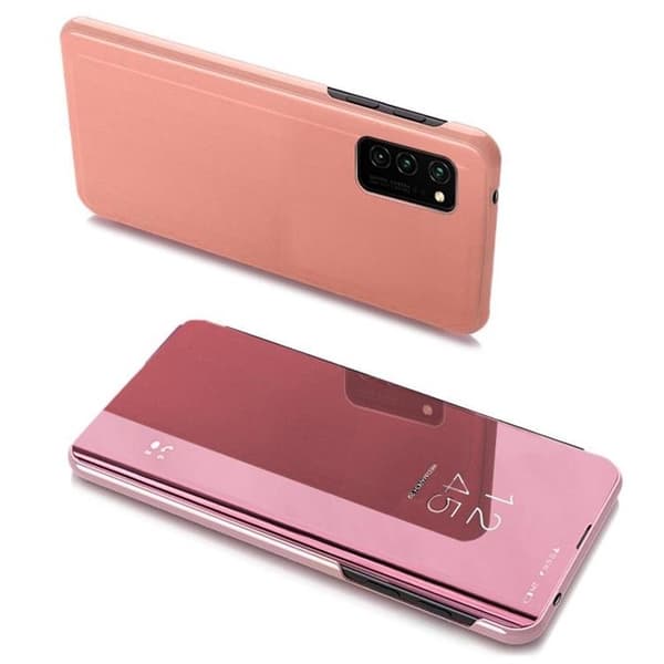 Galaxy A03s Skal Clear View - Rosa