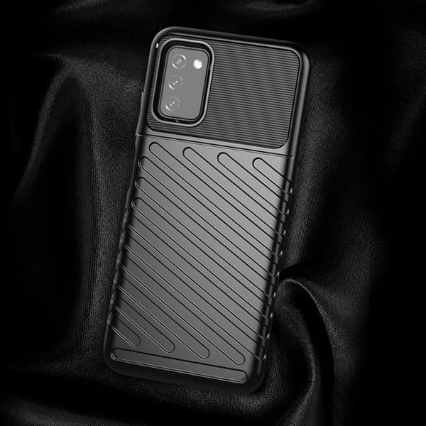 Galaxy A03s Skal Thunder Tough Rugged - Svart