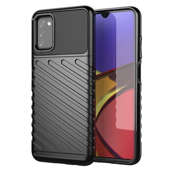 Galaxy A03s Skal Thunder Tough Rugged - Svart