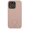 Miniatyrbild 3 av 8: Guess iPhone 13 Pro/13 Skal Saffiano Triangle Logo - Rosa
