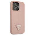 Miniatyrbild 4 av 8: Guess iPhone 13 Pro/13 Skal Saffiano Triangle Logo - Rosa