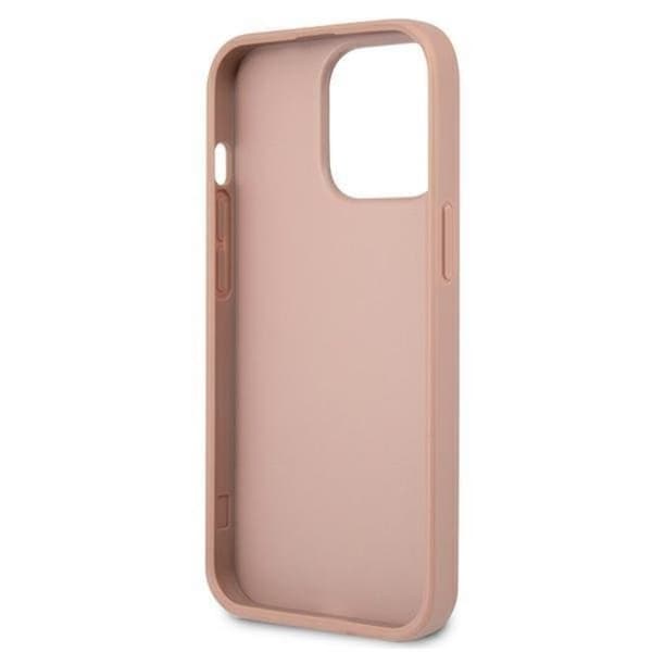 Guess iPhone 13 Pro/13 Skal Saffiano Triangle Logo - Rosa
