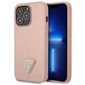 Miniatyrbild 1 av 8: Guess iPhone 13 Pro/13 Skal Saffiano Triangle Logo - Rosa