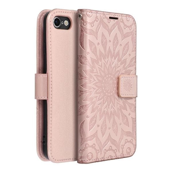 Forcell iPhone 7/8/SE (2020/2022) Plånboksfodral Mezzo - Mandala Rosa guld