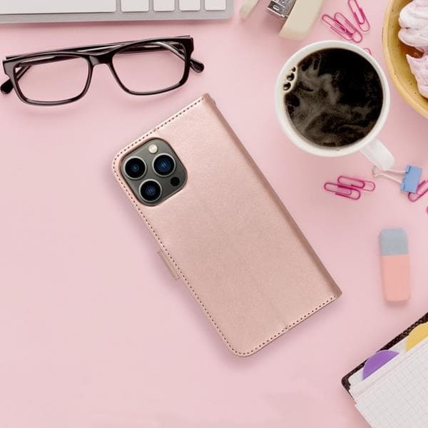 Forcell Galaxy A12/M12 Fodral Mezzo - Mandala Rosa guld