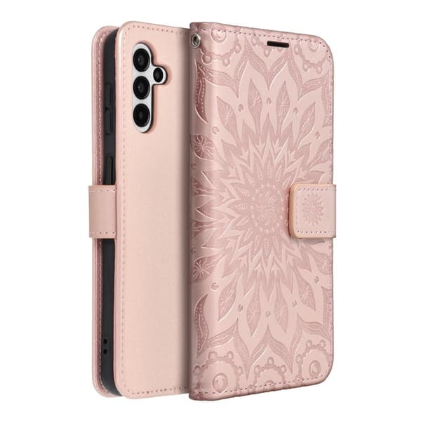 Forcell Galaxy A13 5G Fodral Mezzo - Mandala Rosa guld