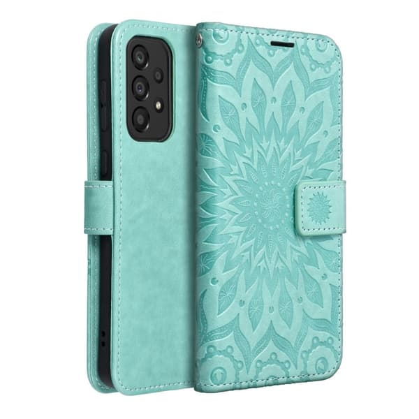 Forcell Galaxay A53 5G Fodral Mezzo - Mandala Grön