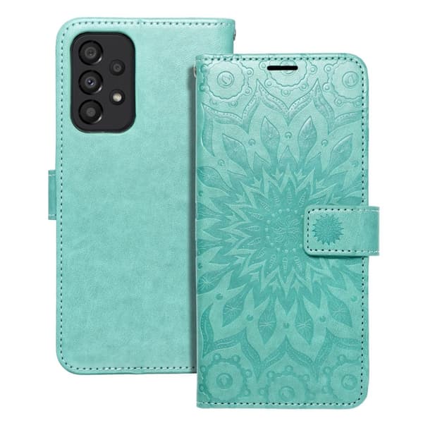Forcell Galaxay A53 5G Fodral Mezzo - Mandala Grön