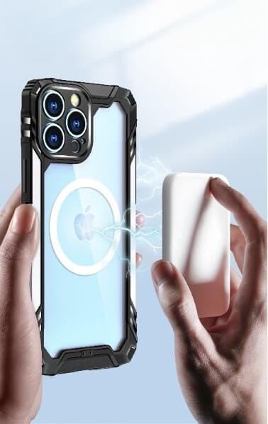Tough Armor Magsafe Skal iPhone 12 - Blå