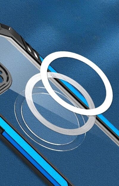 Tough Armor Magsafe Skal iPhone 12 - Blå