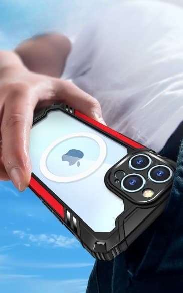 Tough Armor Magsafe Skal iPhone 12 - Blå