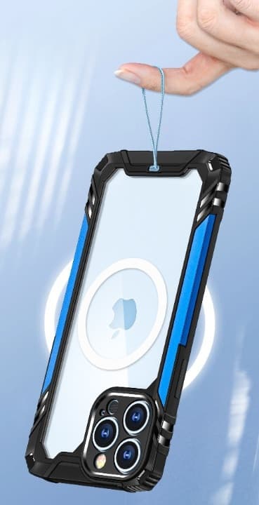 Tough Armor Magsafe Skal iPhone 12 - Blå