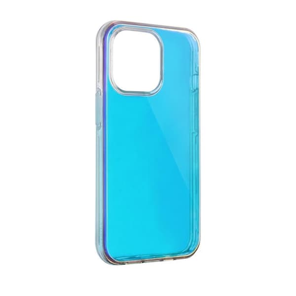iPhone 13 Pro Max Skal Aurora Neon Gel - Blå