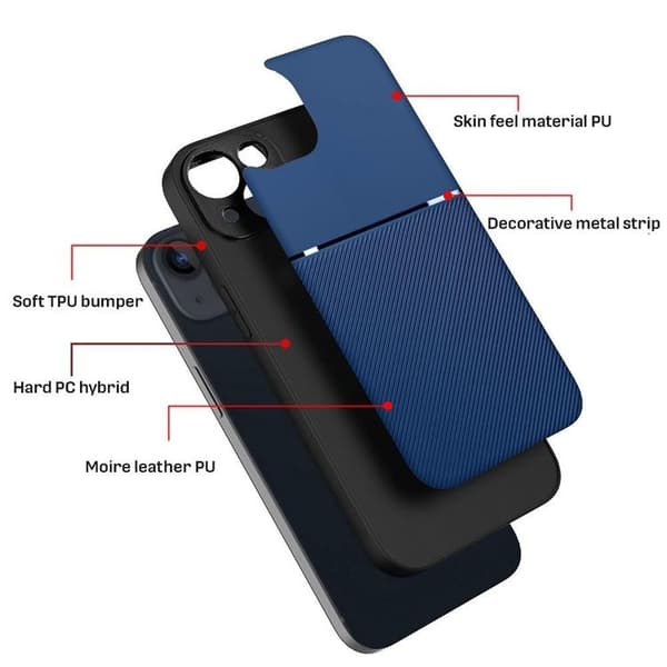 Forcell iPhone 13 Mini Skal Noble - Blå