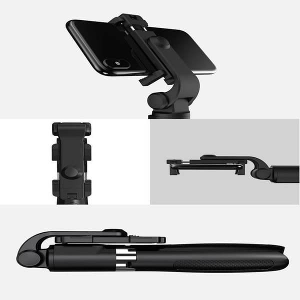 Trådlös Selfiestick Tripod L01S - Svart