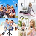 Miniatyrbild 11 av 11: Trådlös Selfiestick Tripod L01S - Svart