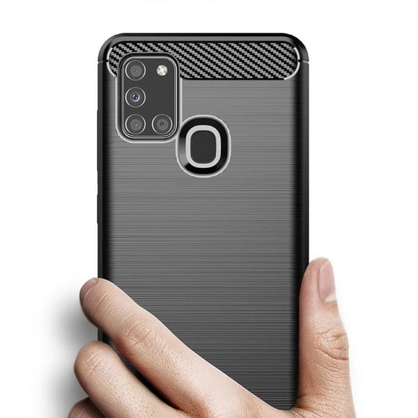 Forcell Galaxy A21s Skal Carbon - Svart