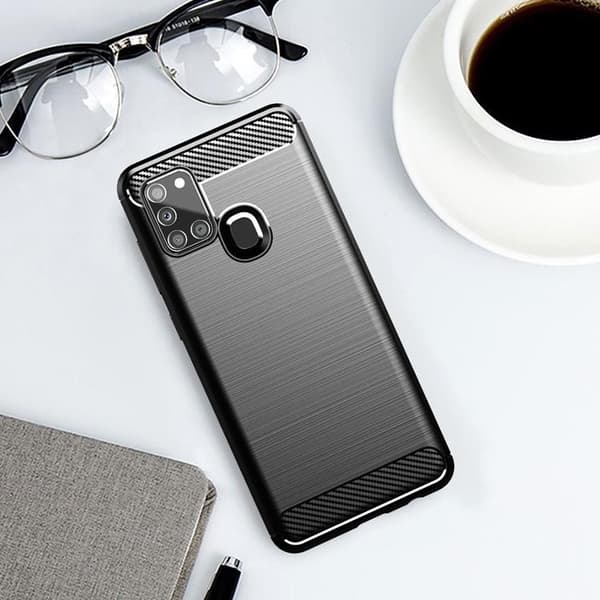 Forcell Galaxy A21s Skal Carbon - Svart