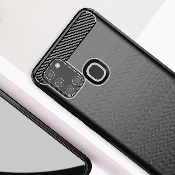 Forcell Galaxy A21s Skal Carbon - Svart