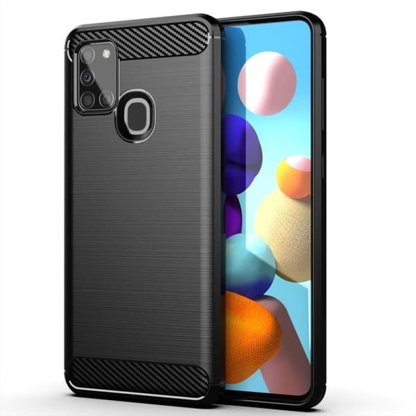 Forcell Galaxy A21s Skal Carbon - Svart