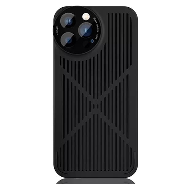 iPhone 12 Skal Graphene Heat Dissipation - Svart