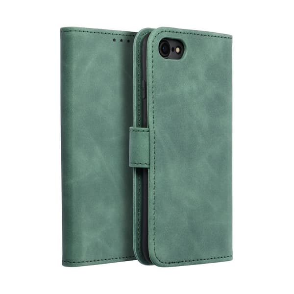 Forcell iPhone 7/8/SE (2020/2022) Plånboksfodral Tender - Grön