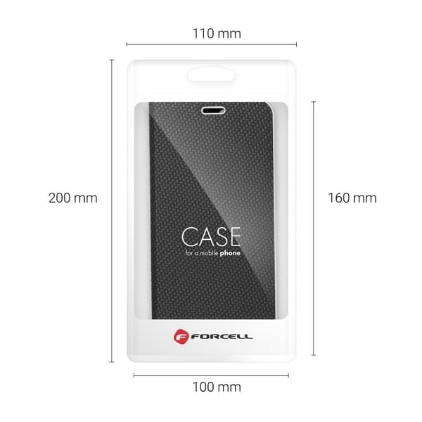 Forcell iPhone 11 Fodral Luna Carbon - Svart