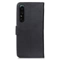 Miniatyrbild 3 av 9: KHAZNEH Sony Xperia 10 IV Plånboksfodral Magnetic Flip - Svart