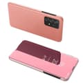 Miniatyrbild 1 av 8: Galaxy A73 Fodral Clear View Flip - Rosa