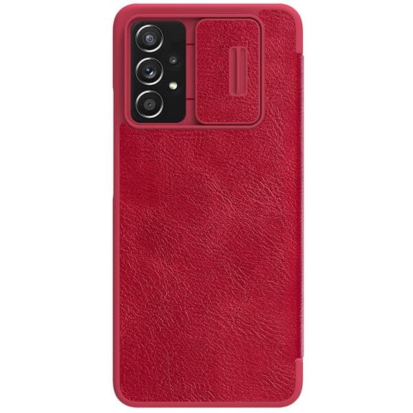 Nillkin Galaxy A73 Fodral Qin läder Holster - Röd