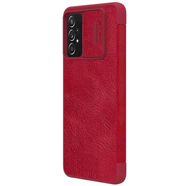Nillkin Galaxy A73 Fodral Qin läder Holster - Röd