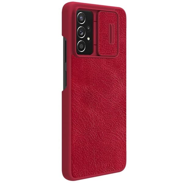 Nillkin Galaxy A73 Fodral Qin läder Holster - Röd