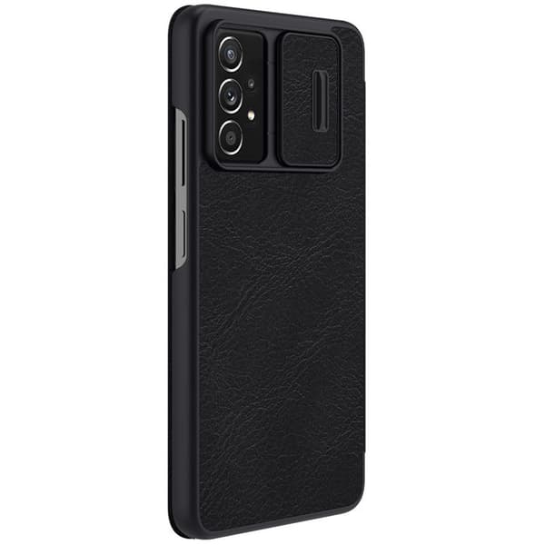 Nillkin Galaxy A73 Fodral Qin läder Holster - Svart