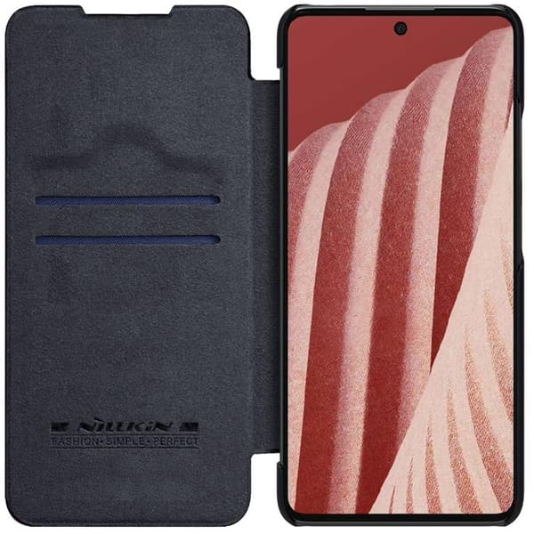 Nillkin Galaxy A73 Fodral Qin läder Holster - Svart