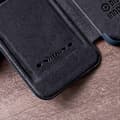 Miniatyrbild 6 av 9: Nillkin Galaxy A73 Fodral Qin läder Holster - Svart