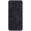 Miniatyrbild 2 av 9: Nillkin Galaxy A73 Fodral Qin läder Holster - Svart