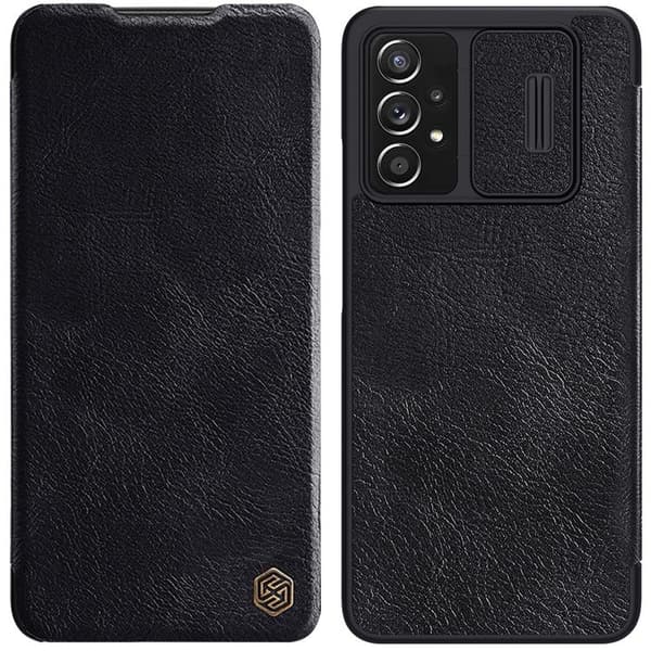 Nillkin Galaxy A73 Fodral Qin läder Holster - Svart