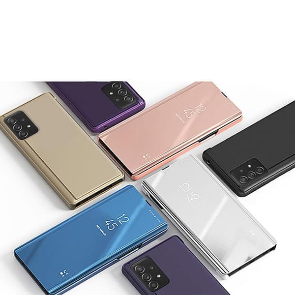 Galaxy A73 Fodral Clear View Flip - Svart