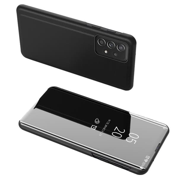 Galaxy A73 Fodral Clear View Flip - Svart