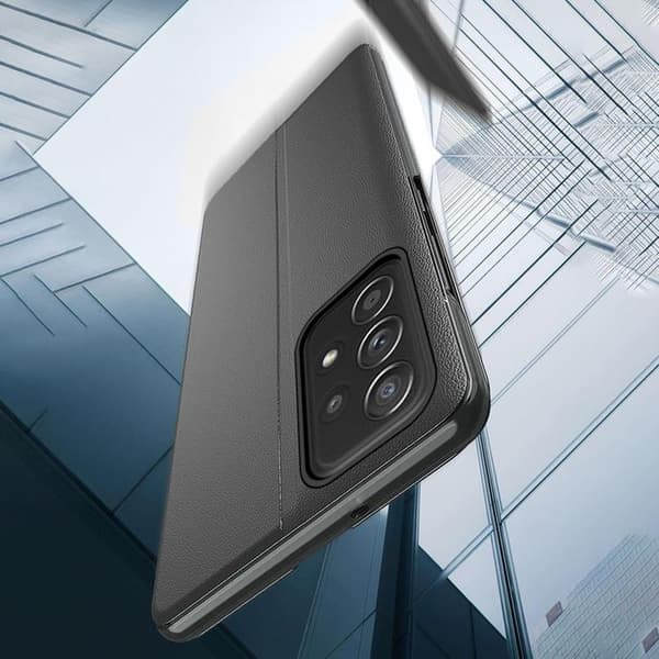 Galaxy A73 Fodral Eco Leather View - Röd