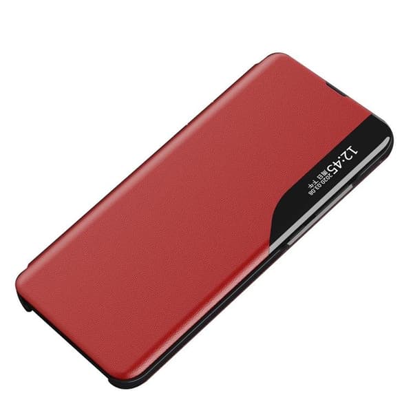 Galaxy A73 Fodral Eco Leather View - Röd