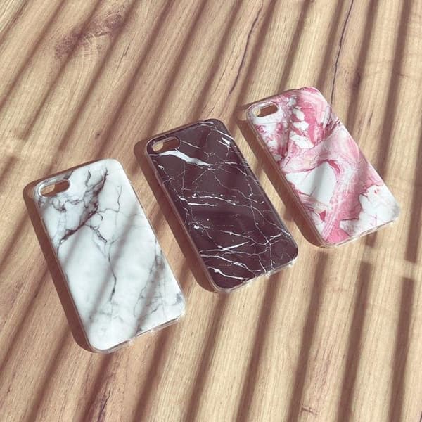 Wozinsky Galaxy A73 Skal Marble Gel - Svart