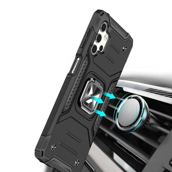 Wozinsky Galaxy A73 Skal Ring Armor - Silver