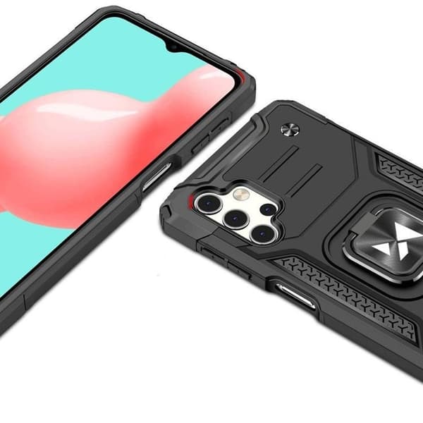 Wozinsky Galaxy A73 Skal Ring Armor - Silver