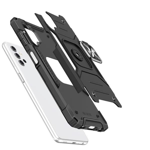 Wozinsky Galaxy A73 Skal Ring Armor - Silver