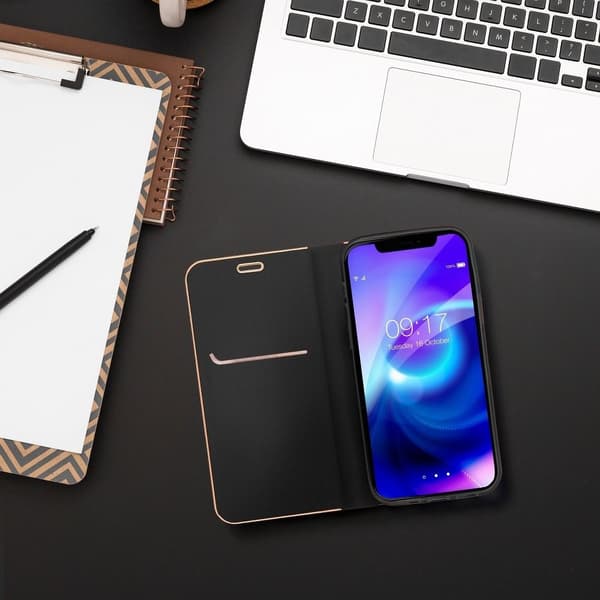 Forcell Galaxy A53 5G Fodral Luna Gold - Svart