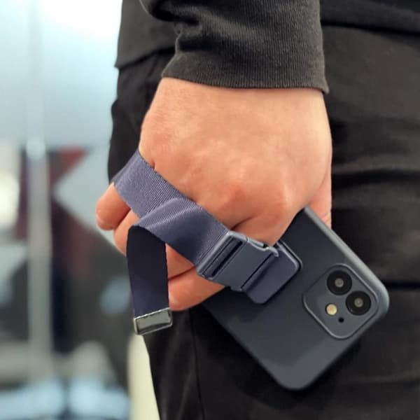 Xiaomi Redmi 10 4G (2021/2022) Skal Rope Silicone Lanyard - Grå